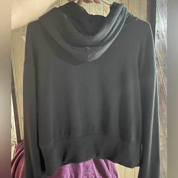 AERIE OFFLINE OTT FLEECE CROPPED HOODIE - Picture 3 of 4